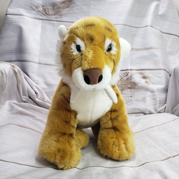 BuildABear Toys Build A Bear Saber Tooth Tiger 2 Inch Plush
